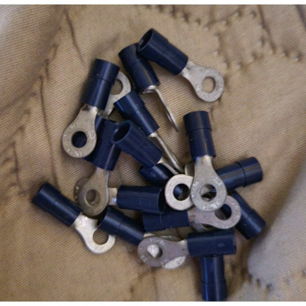 x17 Interconnect Terminals Blue 16-14 awg New Old Stock.